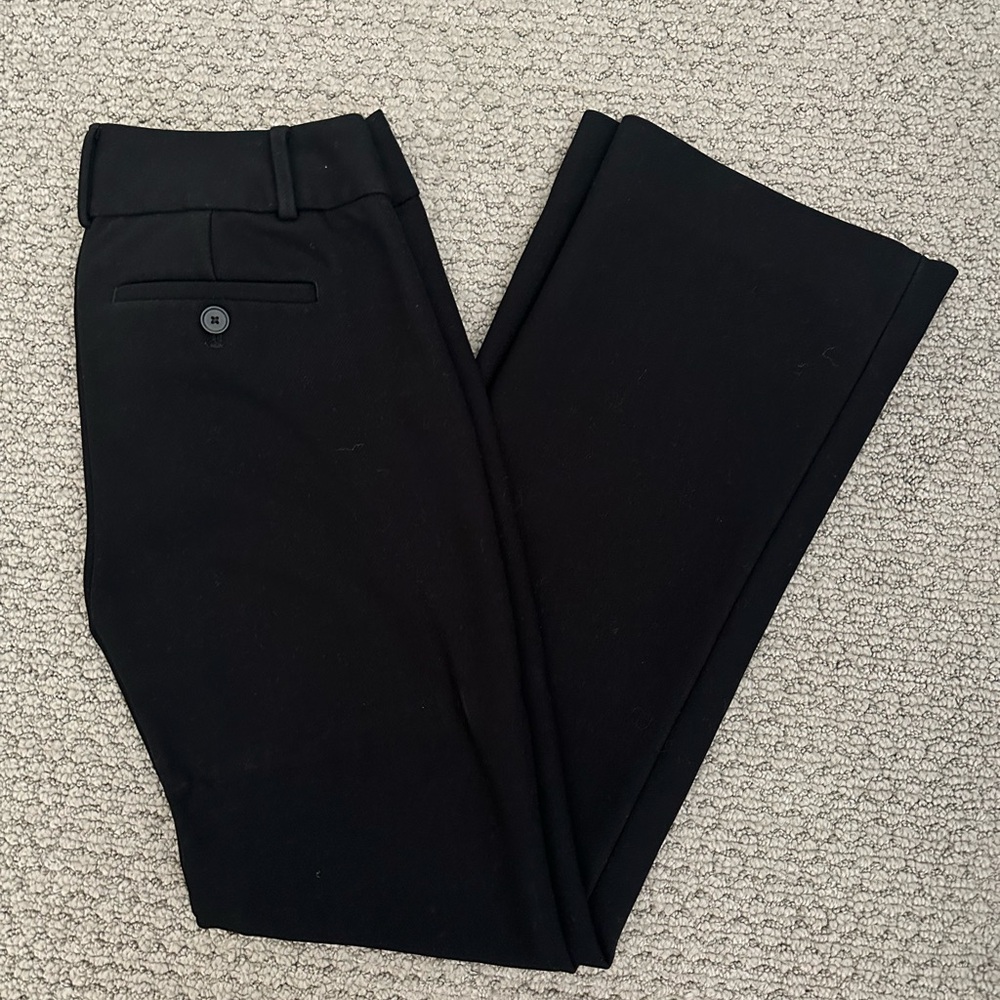 LOFT Black Dress Pants Straight-Leg